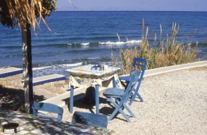 Blick aufs Meer von Afandou aus