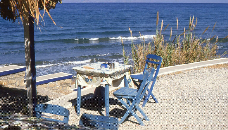 Blick aufs Meer von Afandou aus
